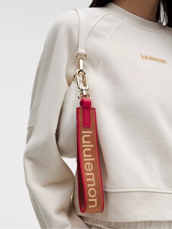lululemon athletica Accessories - 🆕🧧Lululemon Lunar New Year Never Lost Keychain Metallic Wordmark - Oxford Red